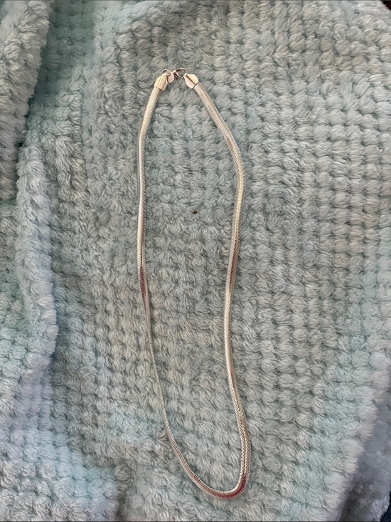 Jewelry - Sterling Silver Snake Chain Necklace - Shiny Silver